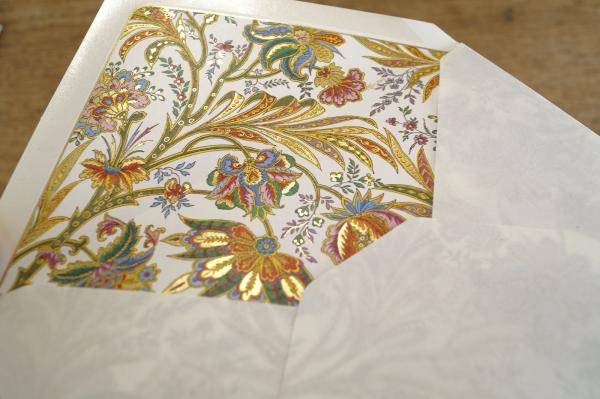 Elegante Kuverts im Briefpapier - Set